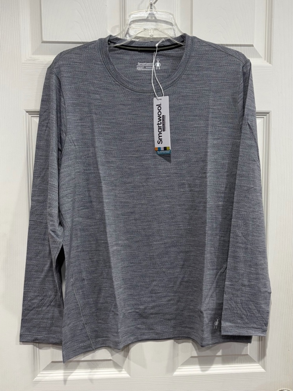 SmartWool Women's 1X Classic All-Season Base Layer Top Grey NWT Ski Snowboard